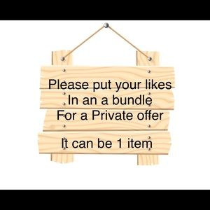 🛍Bundle For Private Offer🛍